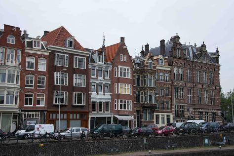 Canalside Houses in Amsterdam - ©Derek Chambers
