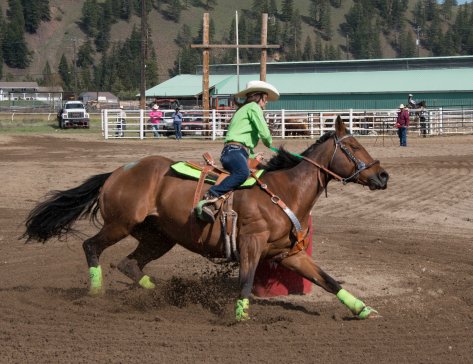 Barrel Racing - Princeton Rodeo - ©Derek Chambers