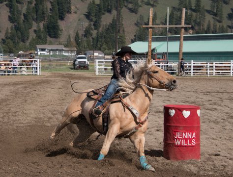 Barrel Racing - Princeton Rodeo - ©Derek Chambers