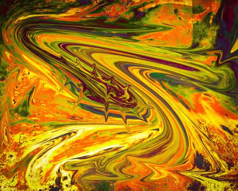 Copper Bottom Abstract - Liquify - ©Derek Chambers