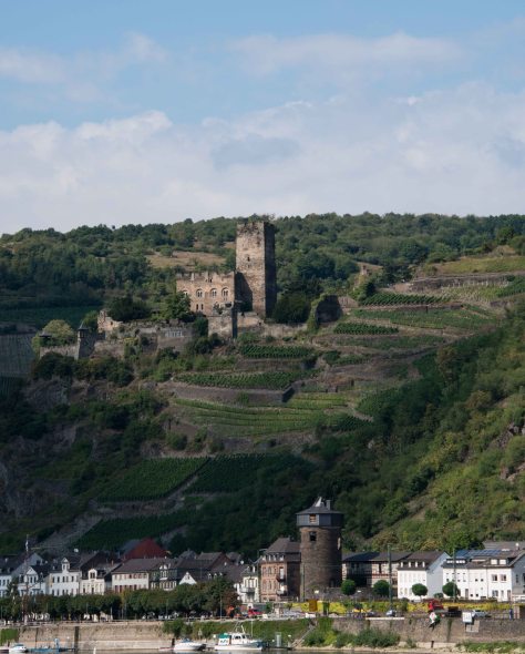Middle Rhine - Gutenfels Castle now a hotel - Kaub - ©Derek Chambers