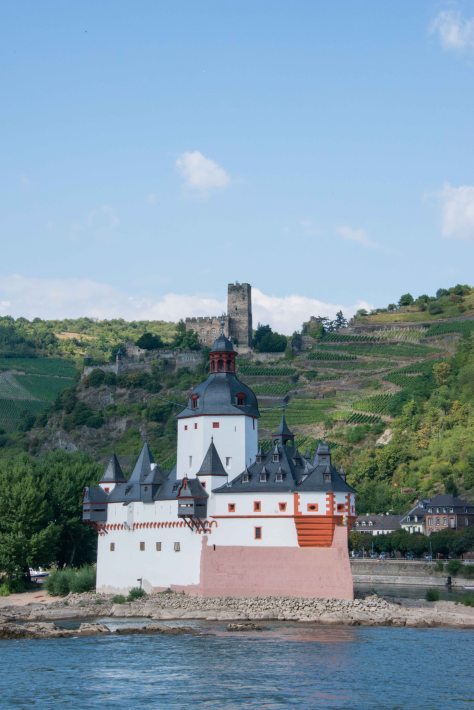 Middle Rhine - Pfalz Castle and Gutenfels Castle - Kaub - ©Derek Chambers