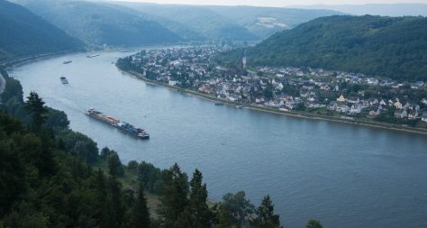 Rhine River and Spay from Marksburg Castle - ©Derek Chambers