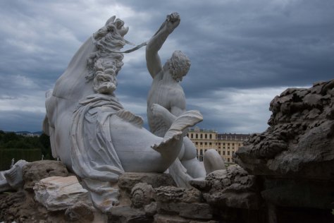 Statue Detail Grotto Schoenbrunn Palace Vienna Austria - ©Derek Chambers