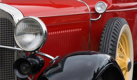 Antique Car Detail - Antique Car Show - Reykjavik - ©Derek Chambers